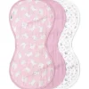 Iplay - 3 Pk panos de musselina para arrotar feitos de algodão orgânico, coelho rosa Online