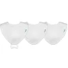 Iplay - 3 unidades de babadores de musselina que ficam secos, branco 0/12 meses Outlet