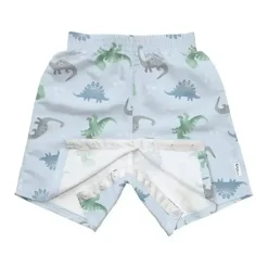 Iplay - Calção de banho ecológico Easy-Change, Dinos azul claro Online