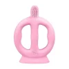 Iplay - Escova de dentes de aprendizagem feita de silicone, rosa, 9/18M Sale