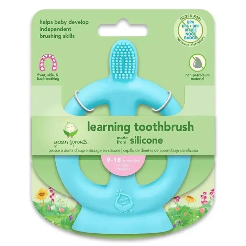 iplay__escova_de_dentes_d_SKUgAhCjqZ4_3.webp Iplay - Escova de dentes de aprendizagem feita de silicone, Aqua, 9/18M New