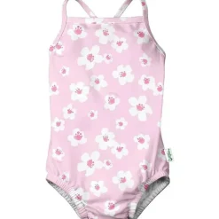 Iplay - Fato de banho clássico para bebé menina com fralda de banho absorvente reutilizável incorporada, flor Discount