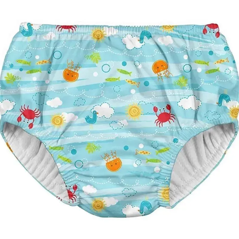 iplay__fralda_de_banho_ab_SKUtorIeUfo_0.webp Iplay - Fralda de banho absorvente reutilizável divertida pull-up, Light Aqua Sea Friends Best