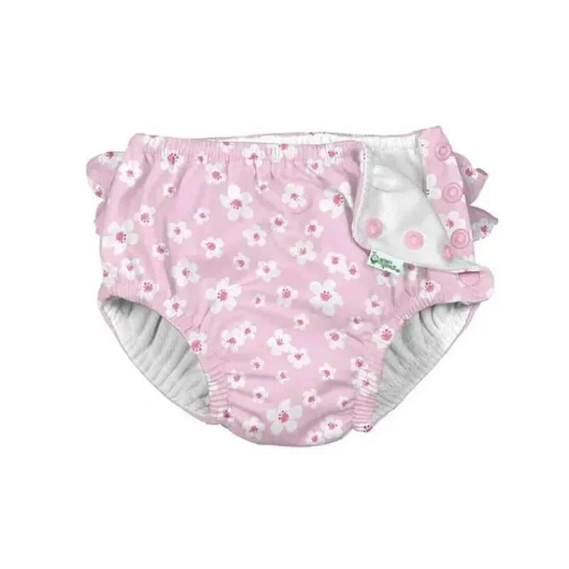 iplay__fralda_de_natao_ab_SKUm1xPyfOs_0.webp Iplay - Fralda de Natação Absorvente Reutilizável Ruffle Snap, Flor Sale