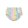 Iplay - Fralda de Natação Absorvente Reutilizável Snap, Faixa Arco-Íris New