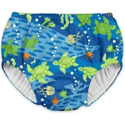 Iplay - Fralda de Natação Reutilizável para Bebês Meninos, Royal Blue Turtle Journey Clearance