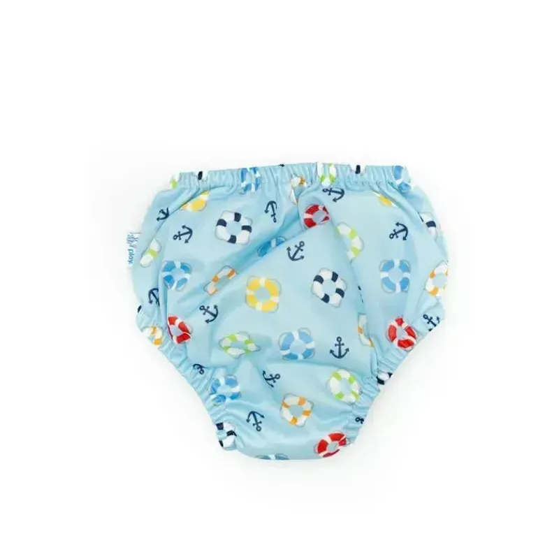 iplay__fralda_de_natao_re_SKUQUY3T3al_1.webp Iplay - Fralda de Natação Reutilizável para Bebês Meninos, Peixe Verde New