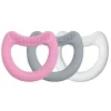 Iplay - Primeiros mordedores feitos de silicone (3Pk), conjunto rosa 3 meses+ Best