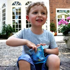 Iplay Baby - Pacote de 2 sacos de lanche reutilizáveis, Aqua Pirate, 6M Discount
