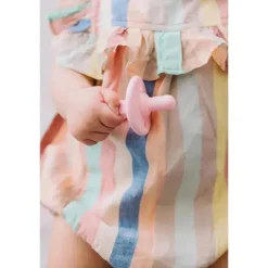 Itzy Ritzy - 2 pacotes de chupetas de silicone - laço (rosa claro/rosa escuro) Sale