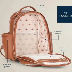 Itzy Ritzy - Bolsa de fraldas Mini Plus, Conhaque Online