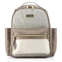 Itzy Ritzy - Bolsa de Fraldas Mini Mochila Baunilha Latte Outlet