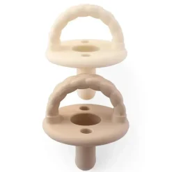 Itzy Ritzy - Chupeta de silicone 2Pk, tranças de torrada e creme de manteiga Outlet