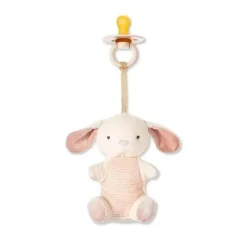 Itzy Ritzy - chupetas com borracha natural e algodão macio Lovey Bunny Fashion