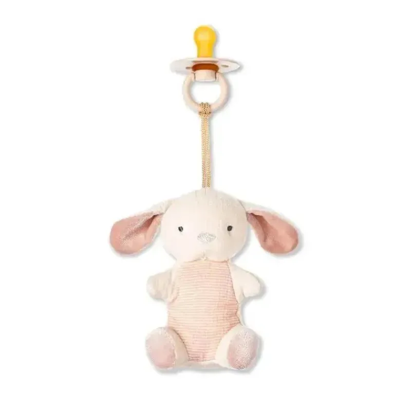 itzy_ritzy__chupetas_com__SKUGxzO8Be4_0.webp Itzy Ritzy - chupetas com borracha natural e algodão macio Lovey Bunny Fashion