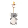 Itzy Ritzy - chupetas com borracha natural e algodão macio Lovey Koala Fashion