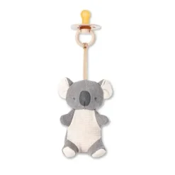 Itzy Ritzy - chupetas com borracha natural e algodão macio Lovey Koala Fashion