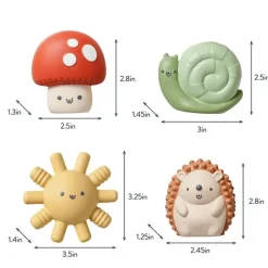 Itzy Ritzy - Itzy Squirt™ 4-Pack Of Soft Bath Toys Best