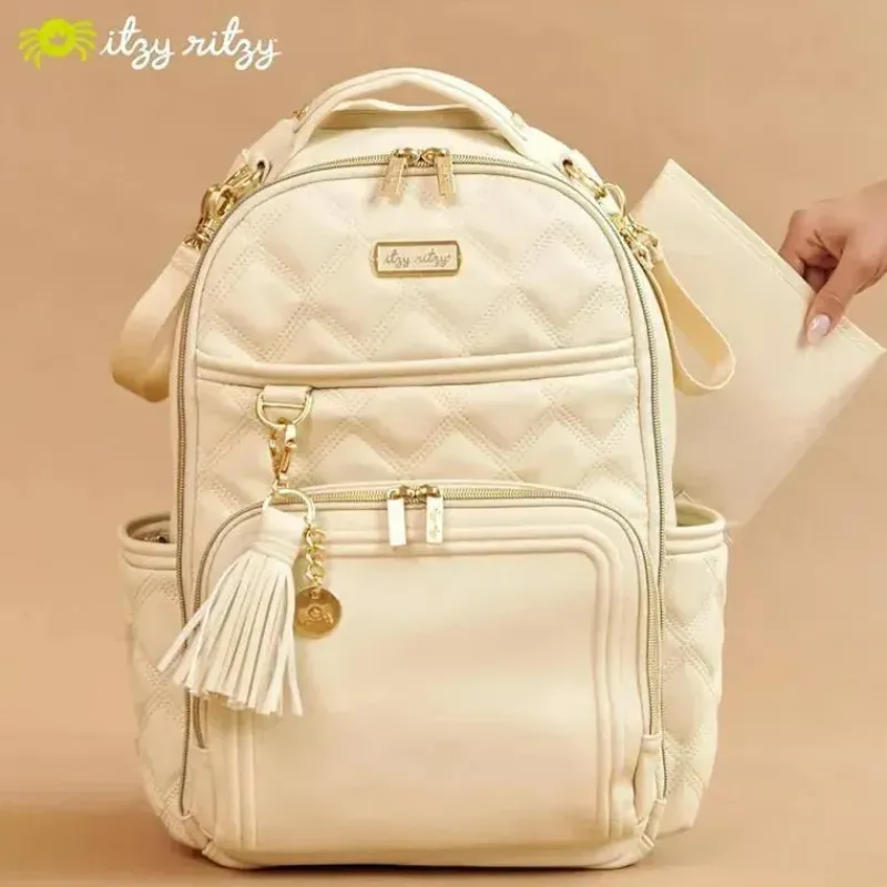 itzy_ritzy__mochila_para__SKUNO3kX8kg_1.webp Itzy Ritzy - Mochila para fraldas, mochila Boss Plus de grande capacidade para bebês, leite e mel Fashion