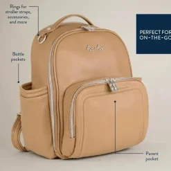 Itzy Ritzy - Mochila para fraldas Chai Latte Mini Plus™ Outlet