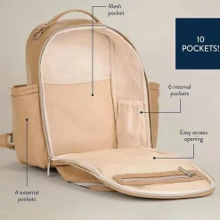Itzy Ritzy - Mochila para fraldas Chai Latte Mini Plus™ Outlet