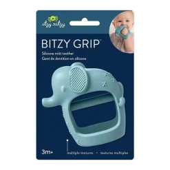 Itzy Ritzy - Mordedor de desenvolvimento de silicone Bitzy Grip com punho fácil de segurar, elefante Sale
