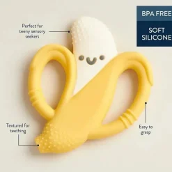 Itzy Ritzy - mordedor de silicone com alças fáceis de agarrar, banana Sale