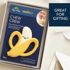 Itzy Ritzy - mordedor de silicone com alças fáceis de agarrar, banana Sale