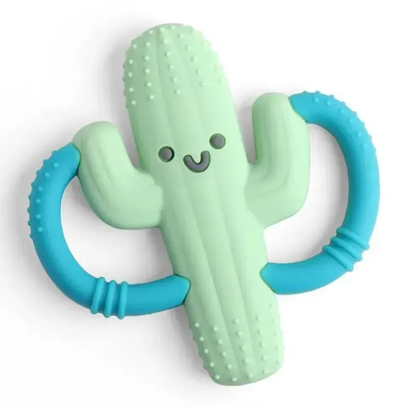 itzy_ritzy__mordedor_de_s_SKUfPBx0wtR_0.webp Itzy Ritzy - mordedor de silicone com alças fáceis de agarrar, cacto Fashion
