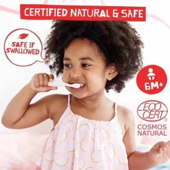 Jack N Jill Jack N' Jill - pasta de dente natural para bebês e crianças pequenas, frutas vermelhas e creme 1,76 onças Clearance