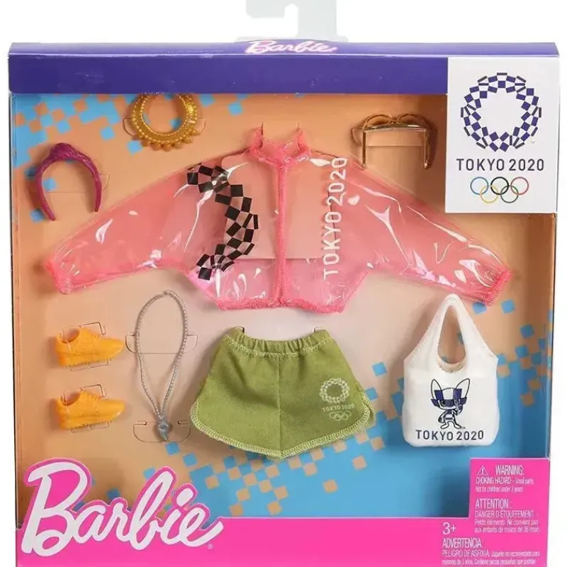 jaqueta_shorts_e_acessrio_SKUXNYu19w6_1.webp Mattel Jaqueta, shorts e acessórios do pacote de narrativa de moda licenciado Barbie Discount