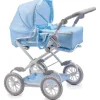 JC Toys - Berenguer Boutique, carrinho de boneca dobrável de luxo com dossel, azul Sale