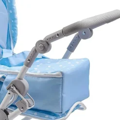 JC Toys - Berenguer Boutique, carrinho de boneca dobrável de luxo com dossel, azul Sale