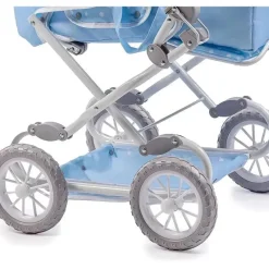 JC Toys - Berenguer Boutique, carrinho de boneca dobrável de luxo com dossel, azul Sale