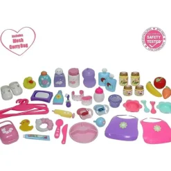 JC Toys - Bolsa de acessórios para berçário com 45 peças para brincar, maiores de 2 anos Outlet