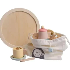 JC Toys - Conjunto de chá de 12 peças em madeira real, coleção Parfait, maiores de 3 anos, brinquedos Twiggly Best