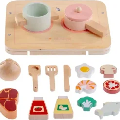 JC Toys - Conjunto de chef de cozinha de 16 peças em madeira real, coleção Parfait, maiores de 3 anos, brinquedos Twiggly Sale