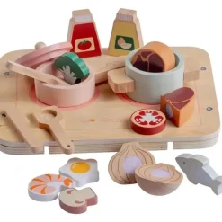 JC Toys - Conjunto de chef de cozinha de 16 peças em madeira real, coleção Parfait, maiores de 3 anos, brinquedos Twiggly Sale