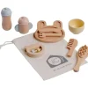 JC Toys - Conjunto de primeiros cuidados para bebês com 10 peças de madeira real, coleção Parfait Twiggly Toys Sale