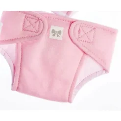 JC Toys - Fraldas ecológicas laváveis e reutilizáveis para bonecas, pacote com 4 para bonecas de 14 a 18 anos, rosa Outlet