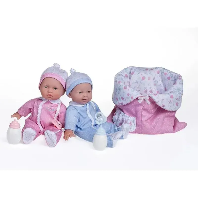 jc_toys__la_baby__bonecas_SKUyp10Fubb_1.webp JC Toys - La Baby 11 Bonecas Gêmeas de Corpo Macio, Roupas Removíveis e Saco de Dormir Reversível e Acessórios Fashion