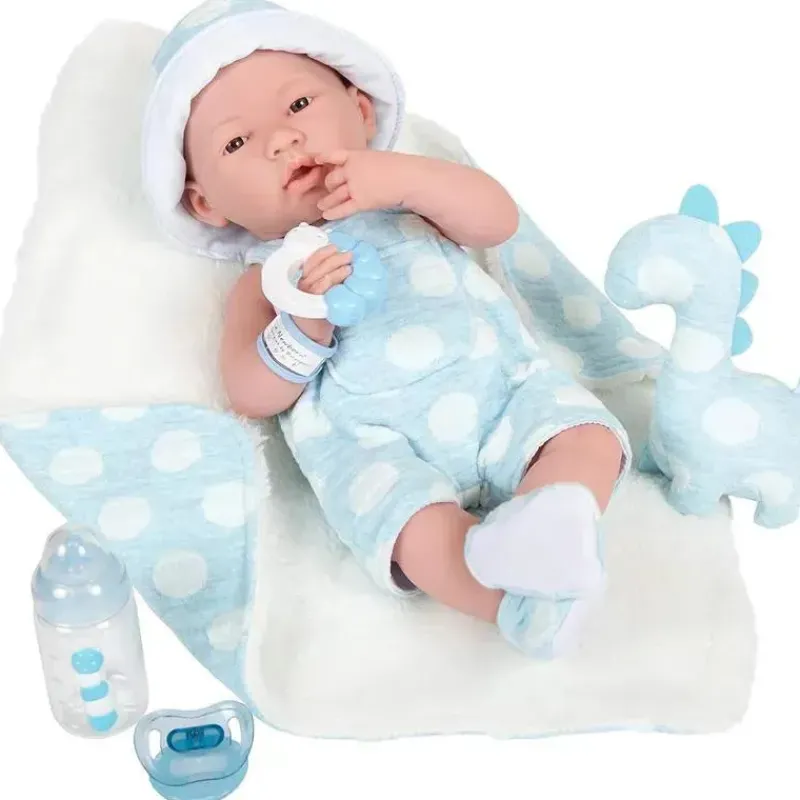 jc_toys__la_newborn_total_SKU6SF4zSxT_0.webp JC Toys - La Newborn totalmente em vinil anatomicamente correto Real Boy 15, desenhado por Berenguer, azul com pontos Online