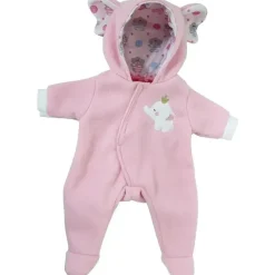 JC Toys - Roupa de boneca Berenguer Boutique, macacão com capuz com tema de elefante rosa, maiores de 2 anos Outlet