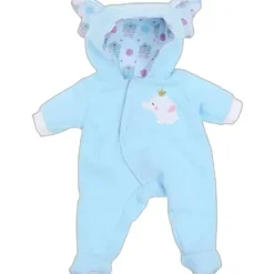 JC Toys - Roupa de boneca Berenguer Boutique, macacão com capuz com tema de elefante azul, maiores de 2 anos Hot