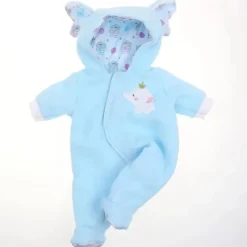 JC Toys - Roupa de boneca Berenguer Boutique, macacão com capuz com tema de elefante azul, maiores de 2 anos Hot