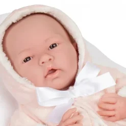JC Toys La Newborn todo em vinil com casaco e roupa rosa com amigo animal Online