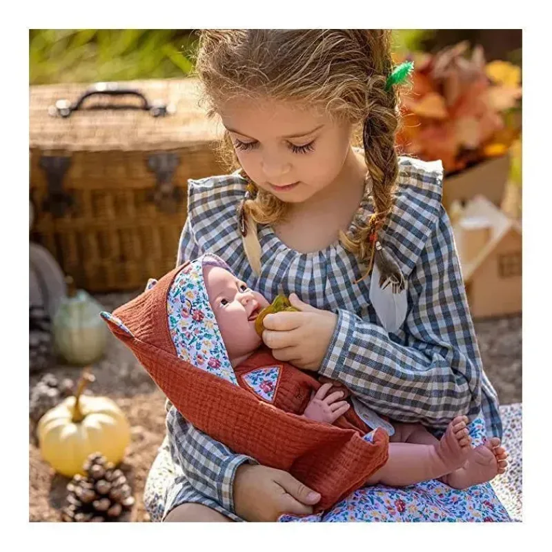 jc_toys_la_newbornnature__SKUv4kCXk7t_3.webp JC Toys La NewbornNature Collection 15,5 Boneca de corpo macio e acessórios para maiores de 2 anos Outlet