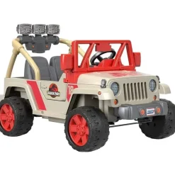 Fisher-Price Jeep Wrangler com rodas motorizadas Jurassic Park Hot