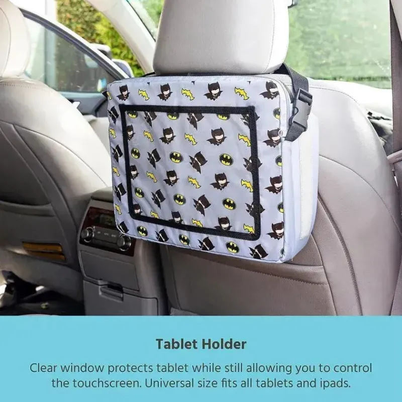 jl_childress__bandeja_de__SKUH06DlElj_7.webp J.L. Childress JL Childress - Bandeja de viagem 3 em 1 do Batman da DC Comics, bolsa de viagem e suporte para tablet Discount
