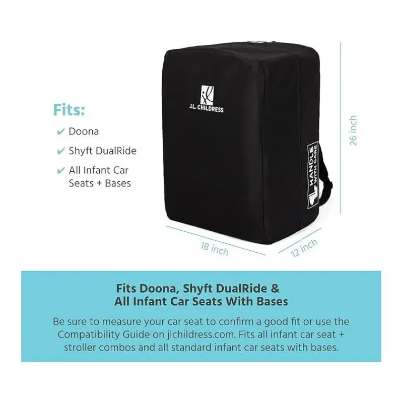 jl_childress__elite_trave_SKUxcmZtkpU_1.webp J.L. Childress - Elite Travel Bag For Doona, Unpadded, Black Clearance